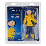 Capa De Chuva Coraline In Yellow De 18 Cm Em Pvc Action Figu