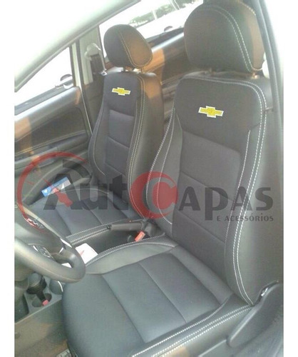 Capa Banco Couro Chevrolet Nova S10 Cs 2012 A 2021 + Brinde