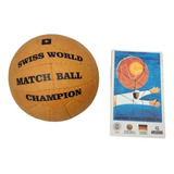 Balón Para Fútbol  Mundial Suiza 1954 + Copa Coleccion