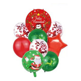 Globi® Set De Globos Confeti Globos Metalicos Diseño Navidad