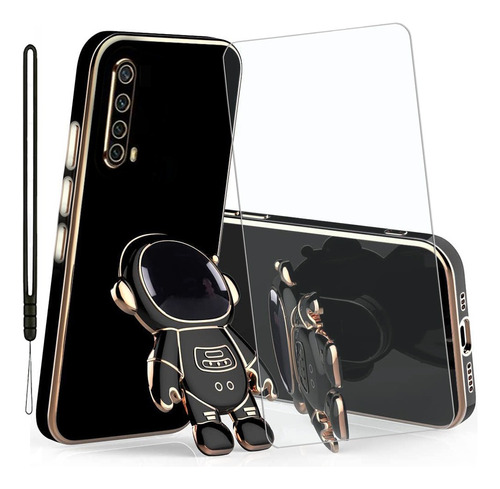 Funda Para Huawei Y7a /p Smart 2021 Astronauta +correas+mica