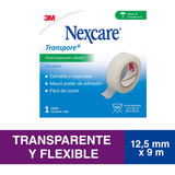 Cinta Adhesiva Medica Nexcare Transpore Blanca12,5mm X 9,1mt