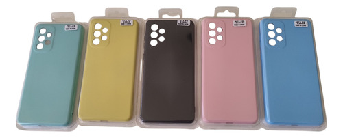 Lote Pack De 5 Fundas Para Samsung A73 Silicone Case