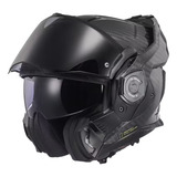 Capacete Ls2 Advantx Ff901 Carbon Preto Escamoteável Robocop