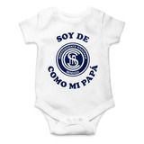 Body Para Bebé Independiente Rivadavia Como Mi Papá Algodón
