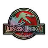 3 Pzas Sticker Holograma Jurassic Park 3 Calcomania Pegatina