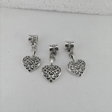 Charm Para Pandora Corazón Labrado 926