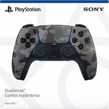 Control Joystick Inalambrico Dualsense Gray Camouflage Nuevo