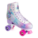 Patines Quad Onix Magic Friends 4 Ruedas Morado Para Niña