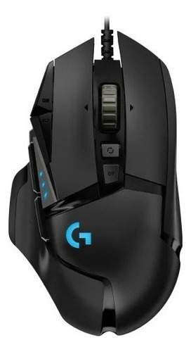 Mouse Gaming Logitech G502 Hero/inalámb/usb/rgb/pesas/910-00