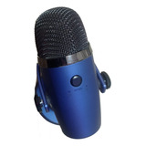 Microfone Condensador Usb Blue Yeti Nano - Azul Cor Azul-mar