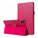 Funda Protector Compatible Con Tablet Lenovom8 Fucsia+lamina