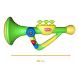 Trompete Infantil Musical Com Luz E Som - Adijomar