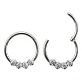 Piercing Argolla Con Bisagra Acero 316l Argb24 1,2x10mm 1und