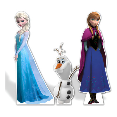 Figuras Coroplast Frozen Base Sólida Kit 3 Pz | Meses sin interés