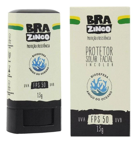 Protetor Solar Brazinco Bloqueador Fps47 Novo Original 14g