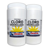 Cloro Granulado Para Piscinas  1kg X2