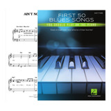 Partitura Piano Facil First 50 Blues Song Collection Digital