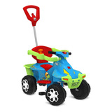 Quadriciclo Smart Triciclo Carrinho Infantil Velotrol Azul