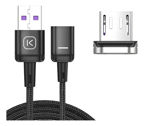 Cable Micro Usb Cargador Magnético Carga Rápida Y Datos