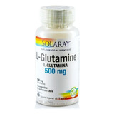 Glutamina 500 Mg 60 Cápsulas Veganas Solaray