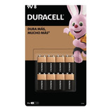 Duracell, Baterías 9v De 8 Piezas