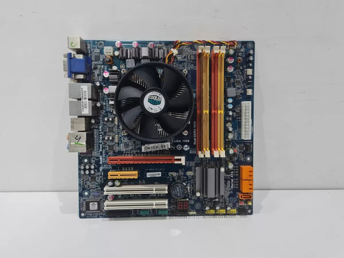 Placa Mãe H55 + I3 560m  1156 Garantia Nfe