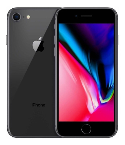 iPhone 8 64gb Preto 10xsem Juros Brindes +fone Bateria 100% 