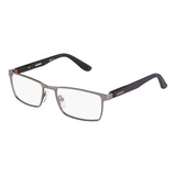 Lentes Carrera 8809 Soft Rectangle Armazón Oftálmico 56mm