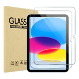 2x Mica Protector Pantalla Para iPad 10 Gen 10.9 Cristal