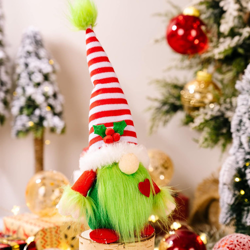 Xingxia Adornos De Gnomos De Navidad Grinch Decoraciones