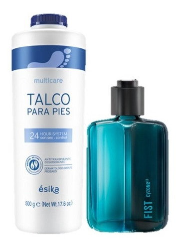 Talco Pies Multicare Esika 500gr + Fist Cyzone