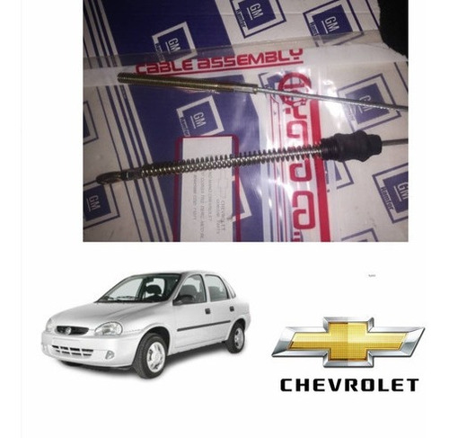 Guaya Freno De Mano Trasera Derecha Chevrolet Corsa Foto 4