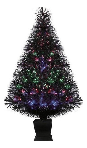 Arbol De Navidad Fibra Optica 81.28 Cm De  Colores