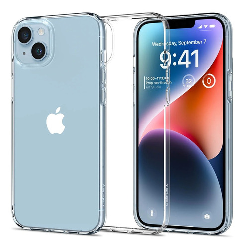 Apple iPhone 14 Plus Spigen Liquid Crystal Carcasa Funda Cas