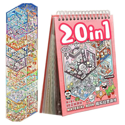 Niño Pegatinas 3d De Dibujos Animados De Cabañas Divertida | MercadoLibre