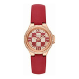 Reloj Michael Kors Mk4701 Camille De Piel En Color Rojo Para