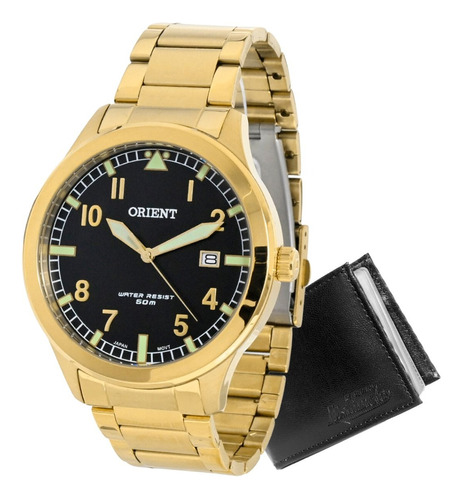 Relógio Orient Masculino Mgss1181 P2kx Aço Dourado Oferta