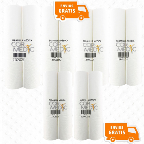 Sabanilla Desechable Papel (x12) / Cormedic