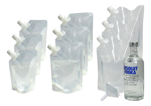Hide Your Booze Secret Flask Kit Paquete De 3 - Incluye 9 Pe