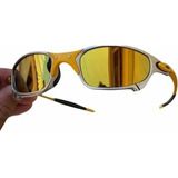 Óculos De Sol Juliet Gold 24k Dourado Metal Polarizad Pinado