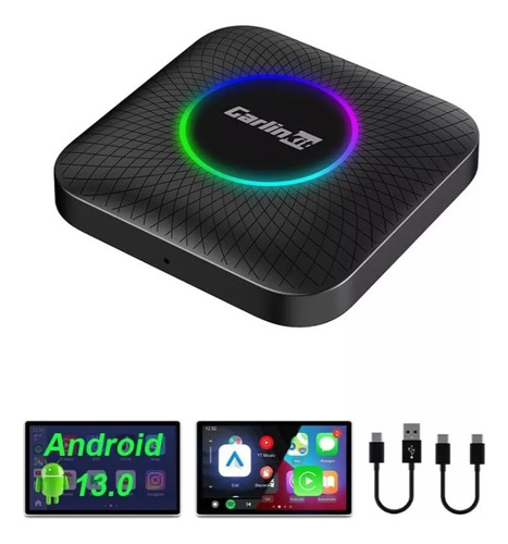 Streaming Box Automotivo Carplay Wi-fi Android 13 8gb 128gb