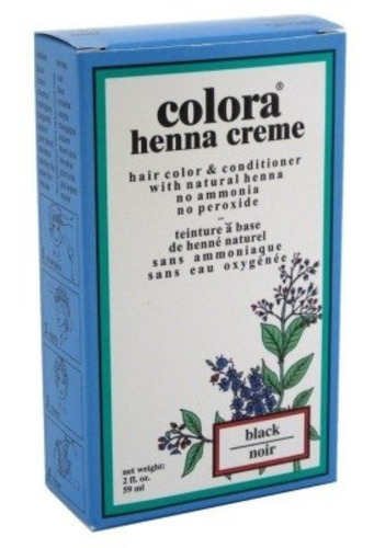 Color Para Cabello Colora Henna Creme 2 Onzas Negro