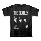 Camiseta Algodón Peinado Con Estampado De The Beatles Rock