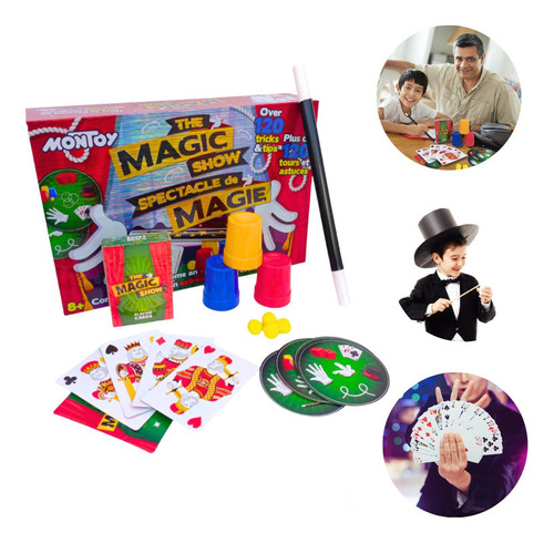 Juego De Magia Completo Set Para Niños Magico Libro Español