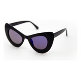 Sersun Lentes De Sol Colección Cat Eye Revo 6459rv Color Negro-azul