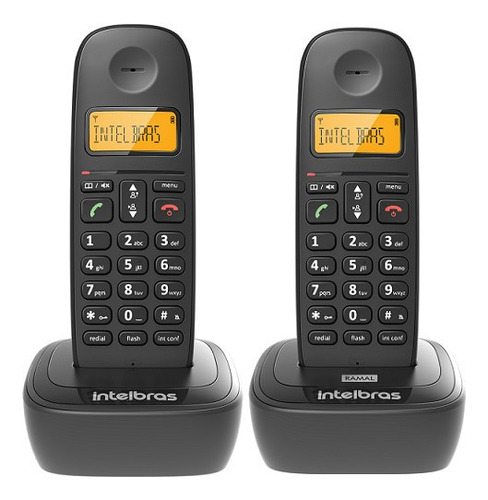 Kit Telefone Sem Fio Ts 2510 + 1 Ramal Ts 2511 Intelbras