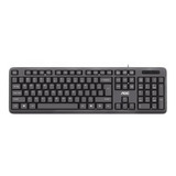 Teclado Alambrico Para Pc Aoc Kb161 104 Teclas Ergonómicas 