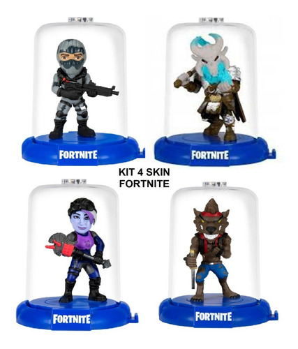 Bonecos Do Fortnite Kit Com 4  Skin Do Game Colecionável