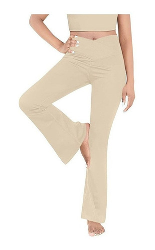 Pantalones De Yoga Casuales De Color Sólido Ajustados De Cin